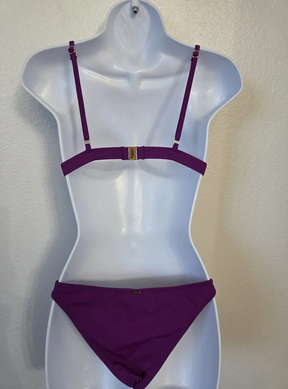 Gooseberry Swim Purple Two-Piece Bikini Women's Size Small - Picture 2 of 11